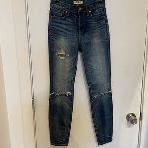 Madewell high rise skinny jean size 26